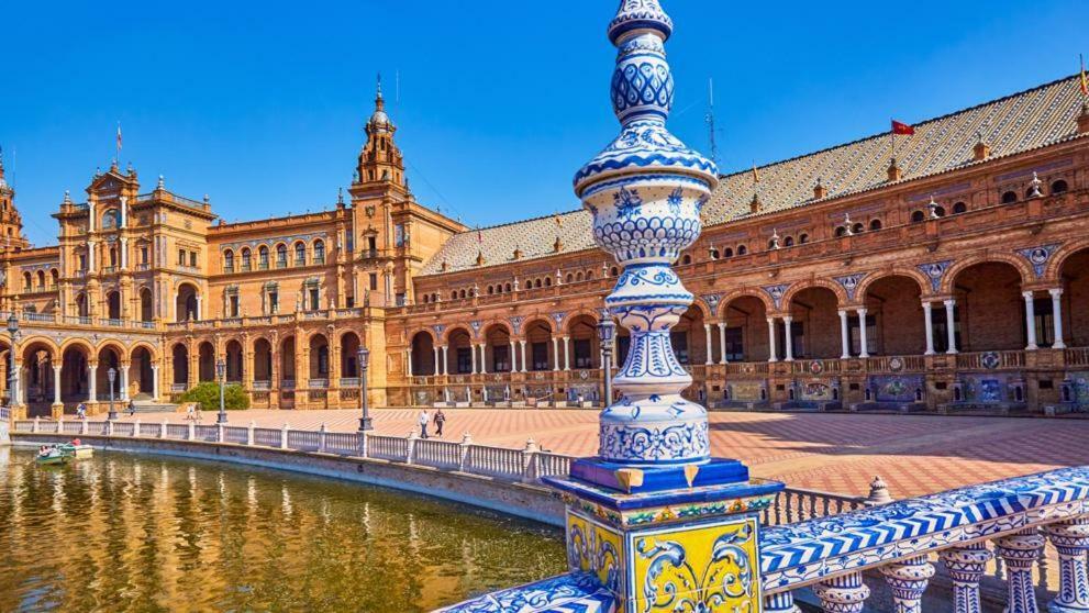 Las Cruzadas Melia-Plaza De Espana Sevilla Exteriör bild